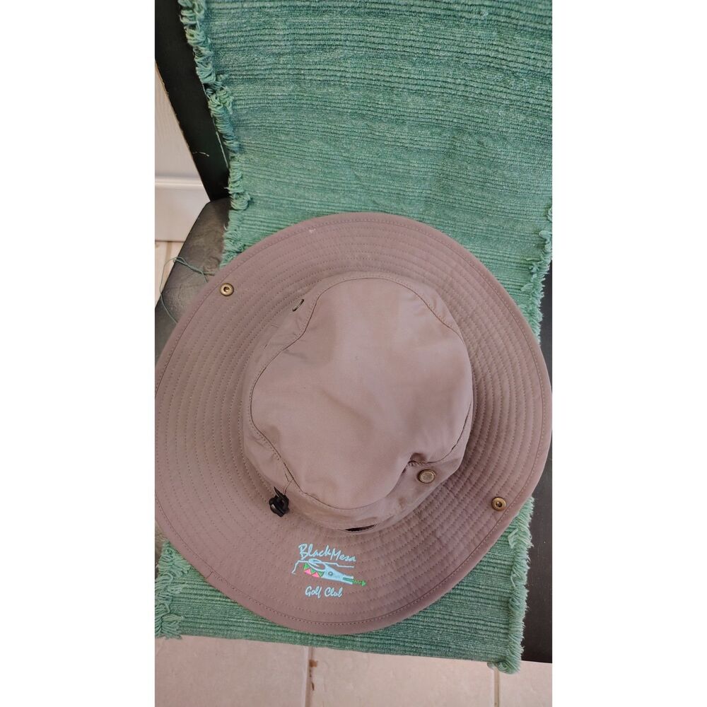 Fahrenheit Headwear Black Mesa Golf Club Aussie Sun Hat - OSFM / Light Gray